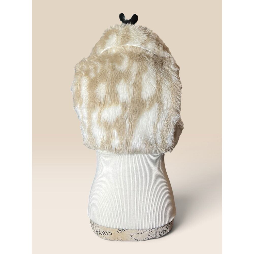 Vintage Ci Sono Y2K Faux Fur Ribbed Knit Sweater Vest Size M - Picture 3 of 6